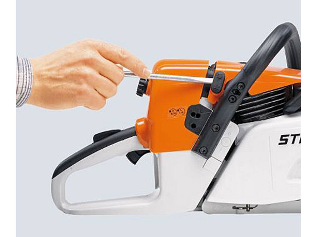 Riscaldamento elettrico del carburatore motosega - Stihl