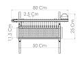 Barbecue giraspiedini & arrosticini 20 - Tecnoroast