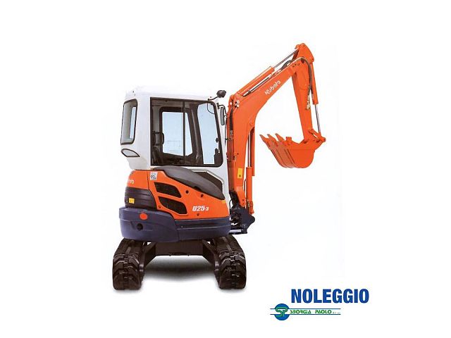 Noleggio Miniescavatore KUBOTA U25 - NOLEGGIO