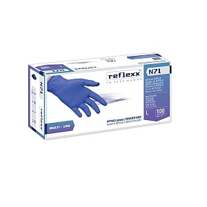 Reflexx Guanti in Nitrile senza polvere N71 - Reflexx