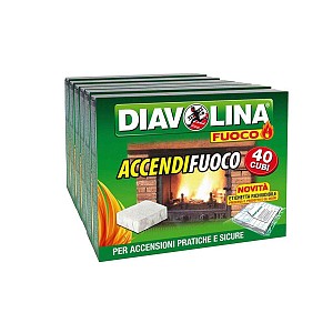 Sborgia Accendifuoco Diavolina - 40 cubi