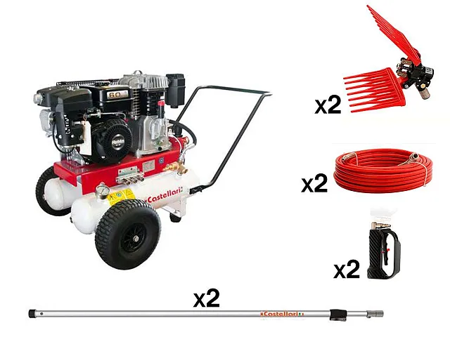 Castellari Kit Motocompressore 650 B + attrezzi - Castellari