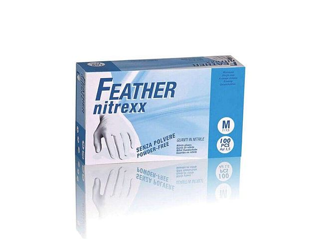 Reflexx Guanti in nitrile senza polvere FEATHER NITREXX - Reflexx