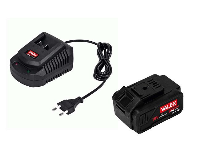 Valex Kit batteria M-B 40 con Caricabatterie M-CB 22 - Valex