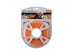 Stihl Filo quadrato in nylon per decespugliatore Ø 2,4 mm arancione - Stihl