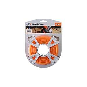 Stihl Filo quadrato in nylon per decespugliatore Ø 2,4 mm arancione - Stihl