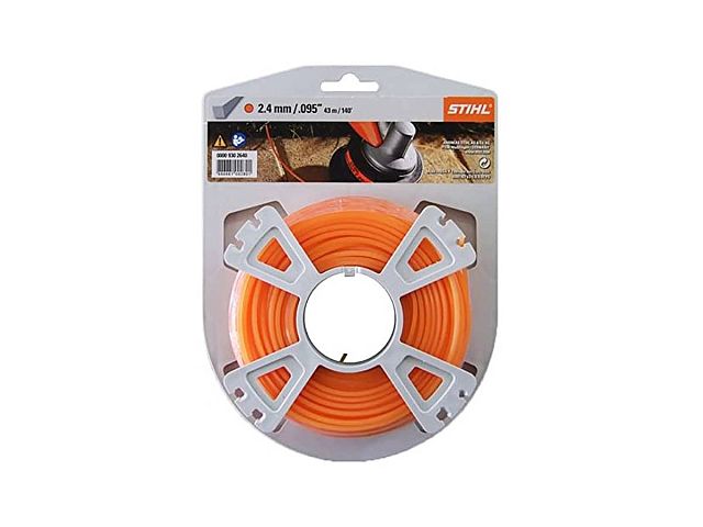 Stihl Filo quadrato in nylon per decespugliatore Ø 2,4 mm arancione - Stihl