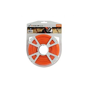 Stihl Filo tondo in nylon per decespugliatore Ø 2,4 mm arancione - Stihl