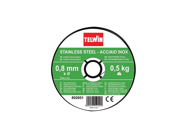 Telwin Bobina filo per saldatura su acciaio inossidabile Ø 0,8 mm da 0,5 kg - Telwin