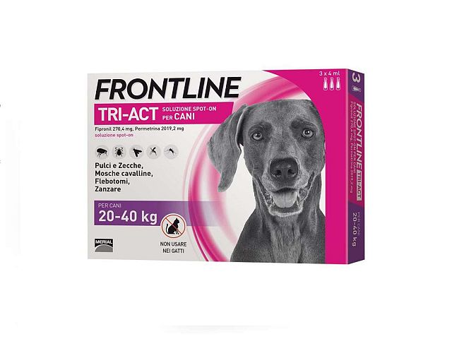 Frontline Pipette per cani da 20 a 40 Kg TRI-ACT - FRONTLINE