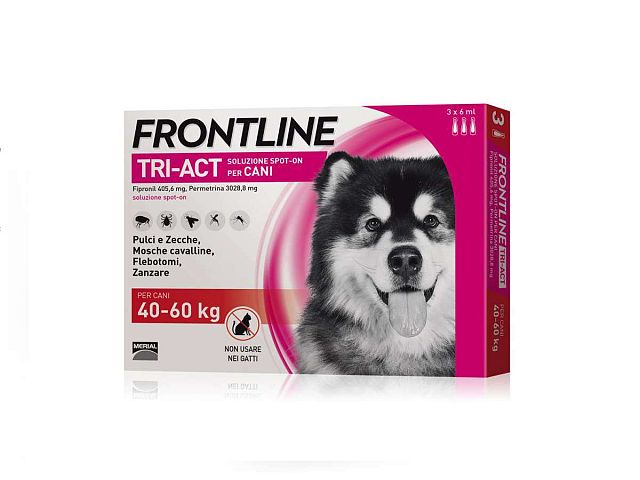 Frontline Pipette per cani da 40 a 60 Kg TRI-ACT - FRONTLINE