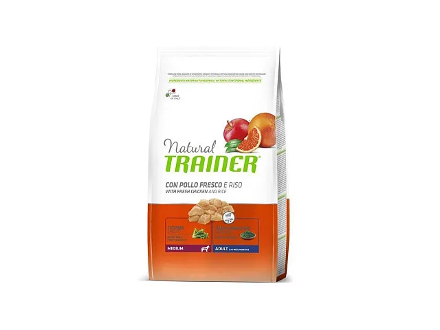 Natural trainer Crocchette per cani con pollo e riso - Natural Trainer