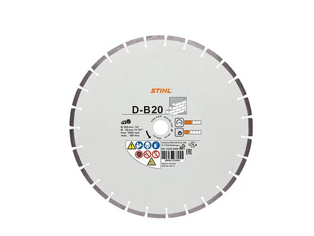 Stihl Disco per troncatrice diamantato CEMENTO D-B20 - Stihl