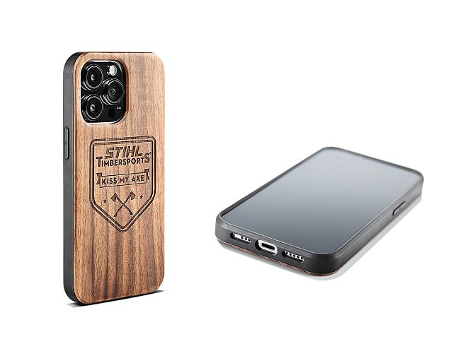 Stihl Cover per iPhone AXE in legno - Stihl