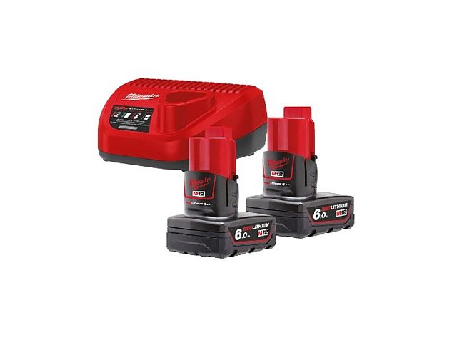 Milwaukee Kit batteria + caricatore M12 NRG-602 - Milwaukee