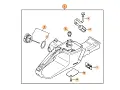 Corpo serbatoio per motosega MS 462 C-M, MS 462 C-M R - Stihl