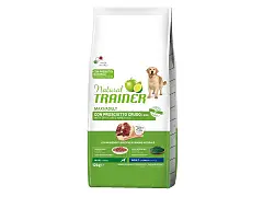 Natural trainer Crocchette per cani Maxi/Adult con Prosciutto crudo e Riso - Natural Trainer