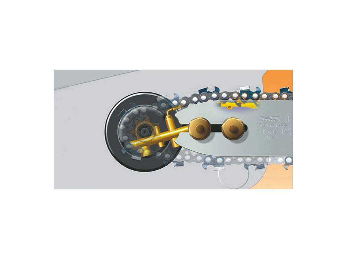 Sistema Ematic di lubrificazione catena - Elettrosega Stihl